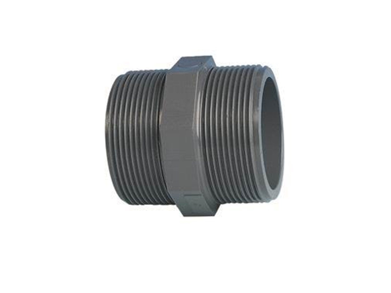 +GF+ Reducing nipple tp pvc grey 1 1/2 +GF+ Reducing nipple tp pvc grey 1 1/2
